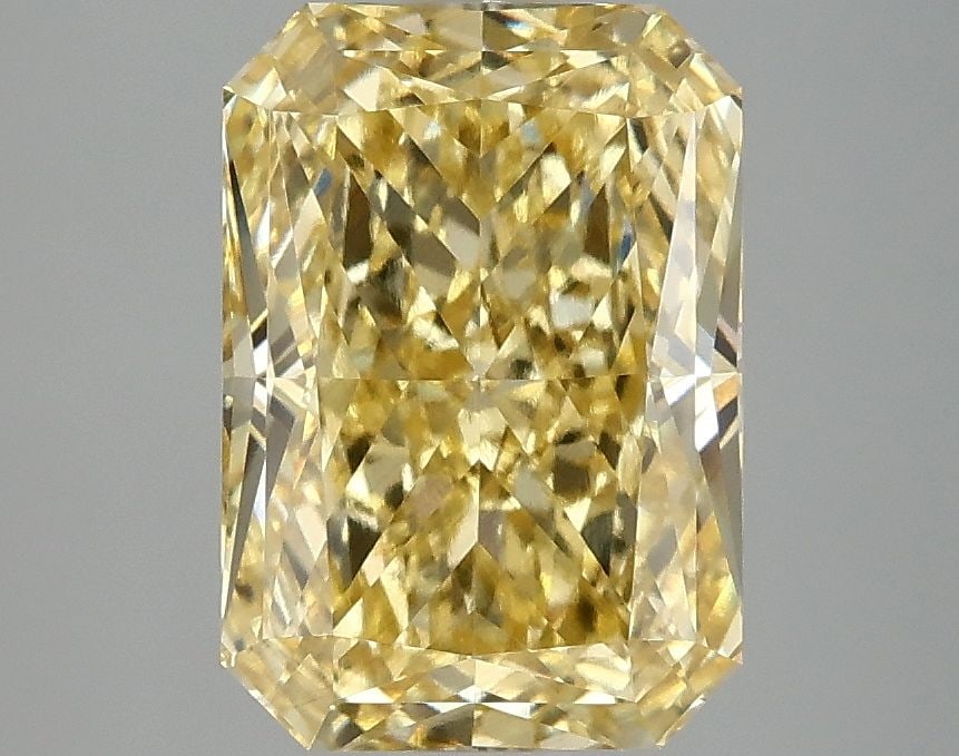 Loose Diamond - RADIANT 3.09ct Fancy Vivid Yellow VS1: Loose Diamond - RADIANT 3.09ct Fancy Vivid Yellow VS1 Source: This is a real non-mined Diamond that has been grown in a lab Shape: RADIANT Carats: 3.09 Color: Fancy Vivid Yellow Certification: IGI Vid