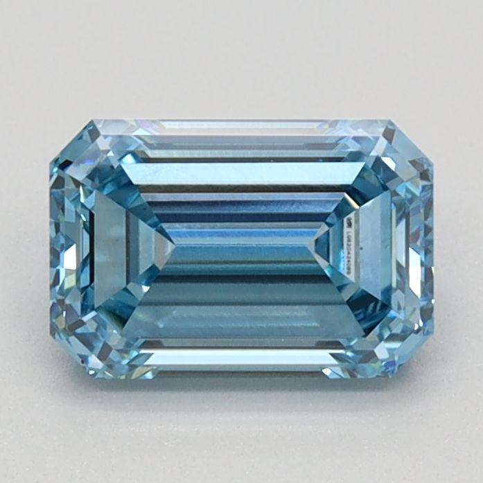 Loose Diamond - EMERALD 1.06ct Fancy Vivid Blue VS1: Loose Diamond - EMERALD 1.06ct Fancy Vivid Blue VS1 Source: This is a real non-mined Diamond that has been grown in a lab Shape: EMERALD Carats: 1.06 Color: Fancy Vivid Blue Certification: IGI Video: