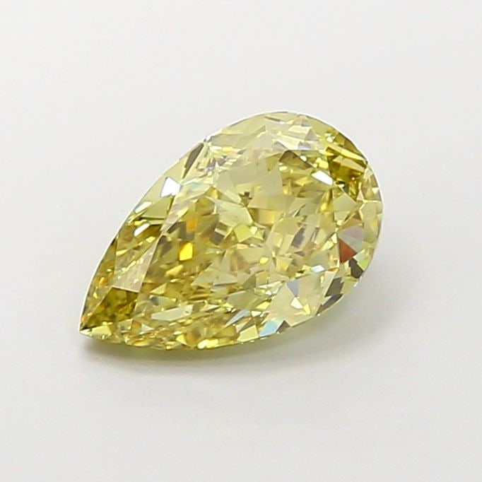 Loose Diamond - PEAR 2.51ct Fancy Intense Yellow VS1: Loose Diamond - PEAR 2.51ct Fancy Intense Yellow VS1 Source: This is a real non-mined Diamond that has been grown in a lab Shape: PEAR Carats: 2.51 Color: Fancy Intense Yellow Certification: IGI