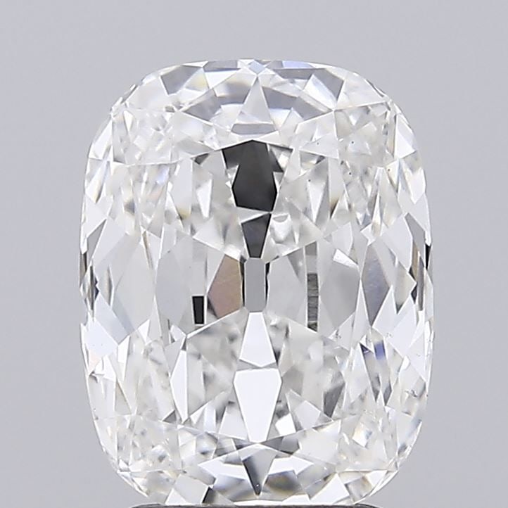 Loose Diamond - CUSHION MODIFIED 2.61ct F VS2: Loose Diamond - CUSHION MODIFIED 2.61ct F VS2 Source: This is a real non-mined Diamond that has been grown in a lab Shape: CUSHION MODIFIED Carats: 2.61 Color: F Clarity: VS2 Certification: IGI