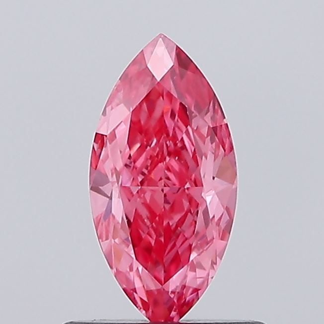 Loose Diamond - MARQUISE 0.57ct Fancy Vivid Pink VS2: Loose Diamond - MARQUISE 0.57ct Fancy Vivid Pink VS2 Source: This is a real non-mined Diamond that has been grown in a lab Shape: MARQUISE Carats: 0.57 Color: Fancy Vivid Pink Certification: IGI Video