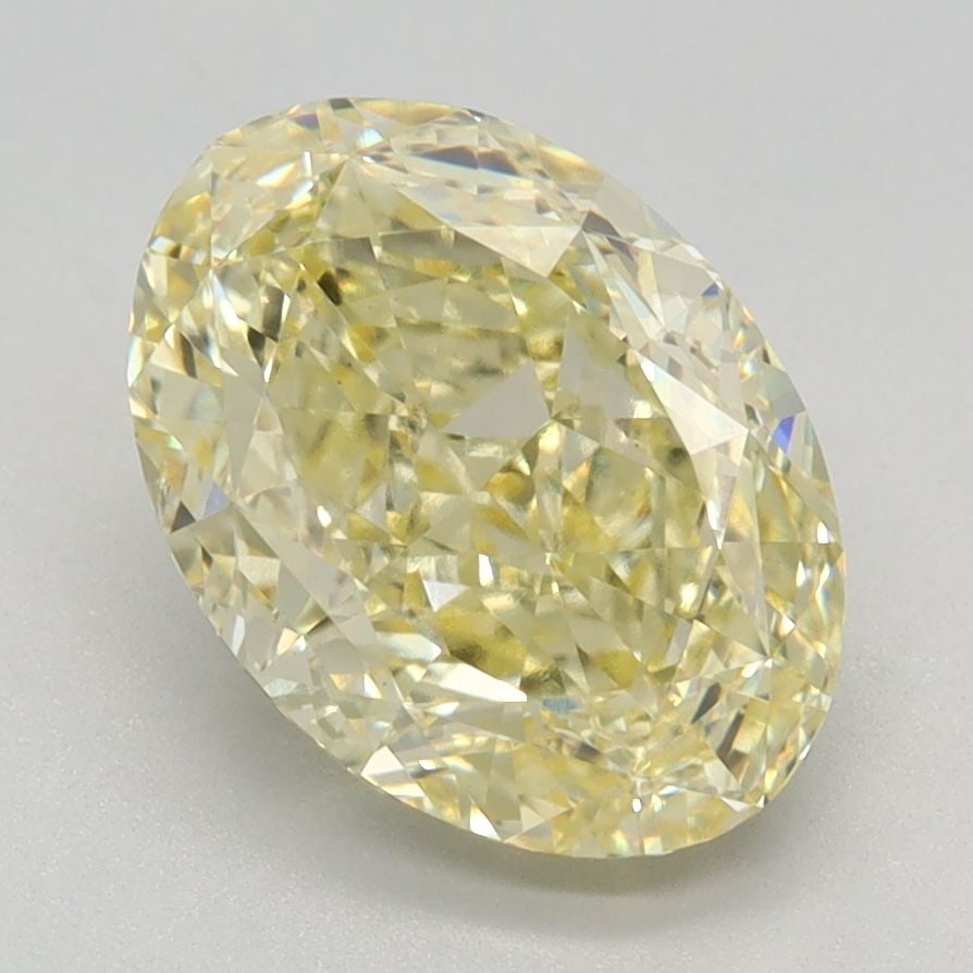 Loose Diamond - OVAL 2.66ct Fancy Intense Yellow VVS2: Loose Diamond - OVAL 2.66ct Fancy Intense Yellow VVS2 Source: This is a real non-mined Diamond that has been grown in a lab Shape: OVAL Carats: 2.66 Color: Fancy Intense Yellow Certification: IGI Vide