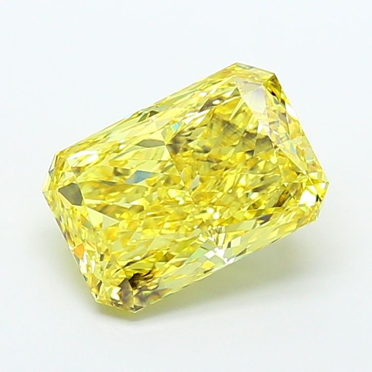 Loose Diamond - RADIANT 5.1ct Fancy Vivid Yellow SI2: Loose Diamond - RADIANT 5.1ct Fancy Vivid Yellow SI2 Source: This is a real non-mined Diamond that has been grown in a lab Shape: RADIANT Carats: 5.1 Color: Fancy Vivid Yellow Certification: IGI Video