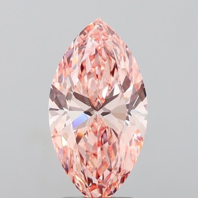 Loose Diamond - MARQUISE 4.01ct Fancy Intense Pink VS1: Loose Diamond - MARQUISE 4.01ct Fancy Intense Pink VS1 Source: This is a real non-mined Diamond that has been grown in a lab Shape: MARQUISE Carats: 4.01 Color: Fancy Intense Pink Certification: IGI V