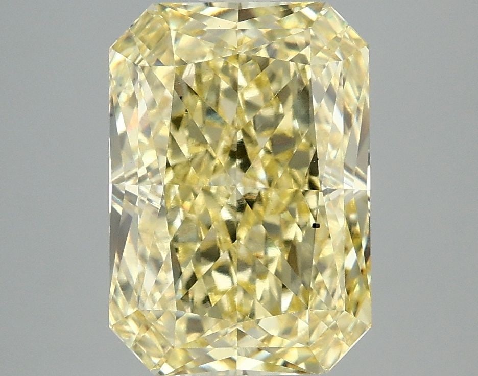 Loose Diamond - RADIANT 4.03ct Fancy Vivid Yellow VS2: Loose Diamond - RADIANT 4.03ct Fancy Vivid Yellow VS2 Source: This is a real non-mined Diamond that has been grown in a lab Shape: RADIANT Carats: 4.03 Color: Fancy Vivid Yellow Certification: IGI Vid