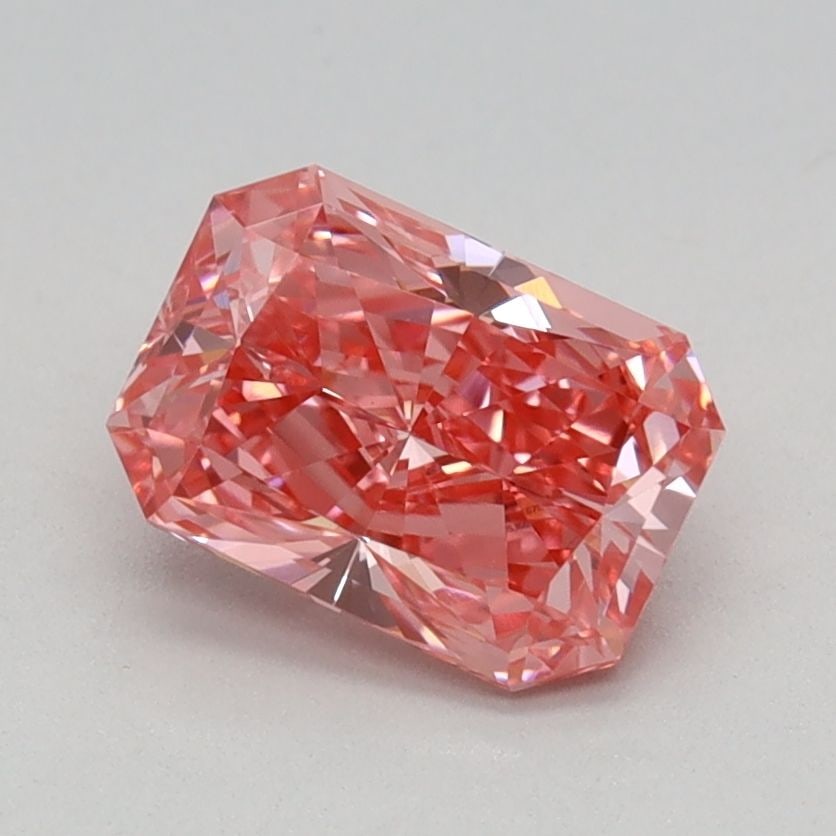 Loose Diamond - RADIANT 0.93ct Fancy Vivid Pink VVS2: Loose Diamond - RADIANT 0.93ct Fancy Vivid Pink VVS2 Source: This is a real non-mined Diamond that has been grown in a lab Shape: RADIANT Carats: 0.93 Color: Fancy Vivid Pink Certification: IGI Video: