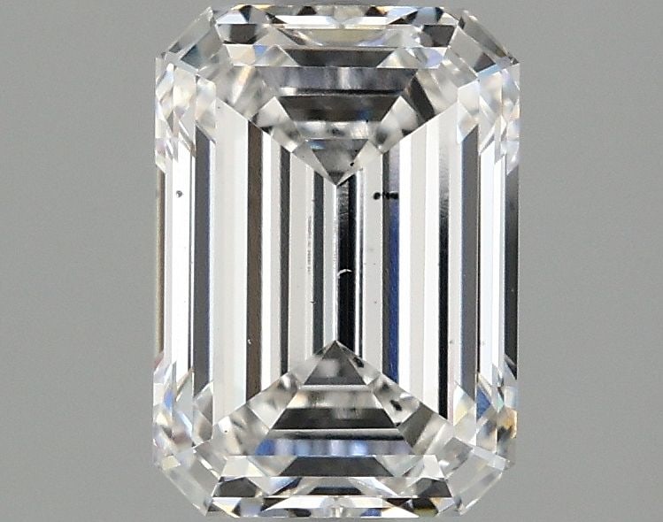 Loose Diamond - EMERALD 2.08ct F VS2: Loose Diamond - EMERALD 2.08ct F VS2 Source: This is a real non-mined Diamond that has been grown in a lab Shape: EMERALD Carats: 2.08 Color: F Clarity: VS2 Certification: GSI Video: