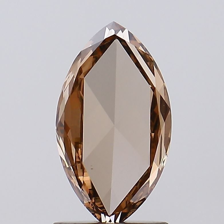 Loose Diamond - MARQUISE 1.27ct Fancy Brown VS1: Loose Diamond - MARQUISE 1.27ct Fancy Brown VS1 Source: This is a real non-mined Diamond that has been grown in a lab Shape: MARQUISE Carats: 1.27 Color: Fancy Brown Certification: NONE Video: