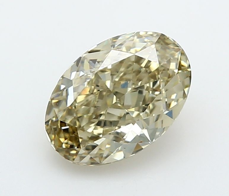 Loose Diamond - OVAL 2.09ct Fancy Light Grayish Yellow VVS2: Loose Diamond - OVAL 2.09ct Fancy Light Grayish Yellow VVS2 Source: This is a real non-mined Diamond that has been grown in a lab Shape: OVAL Carats: 2.09 Color: Fancy Light Grayish Yellow Certificati
