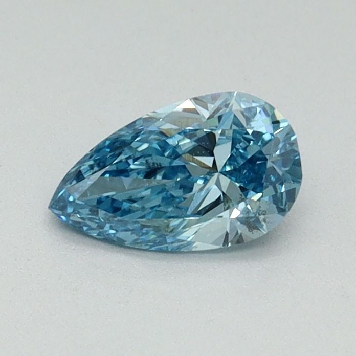Loose Diamond - PEAR 0.43ct Fancy Vivid Blue SI1: Loose Diamond - PEAR 0.43ct Fancy Vivid Blue SI1 Source: This is a real non-mined Diamond that has been grown in a lab Shape: PEAR Carats: 0.43 Color: Fancy Vivid Blue Certification: IGI Video: