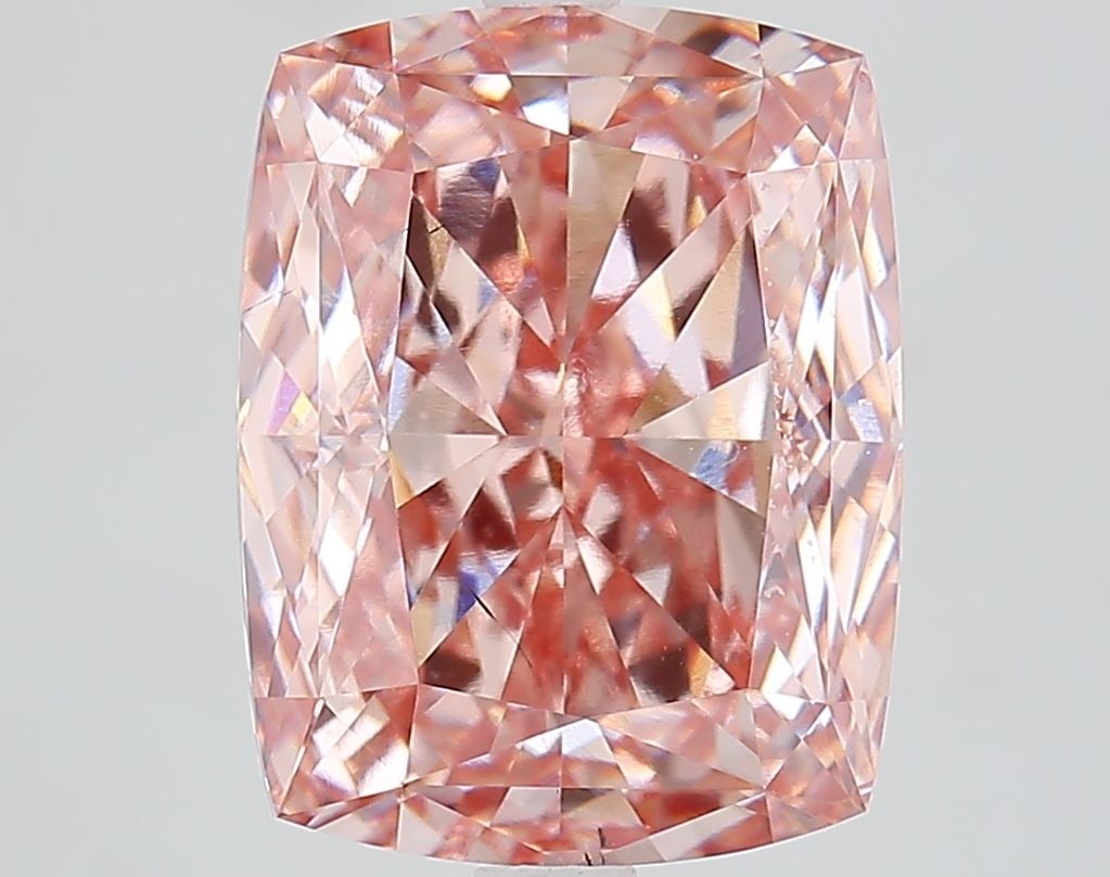 Loose Diamond - CUSHION MODIFIED 6.06ct Fancy Vivid Pink VS2: Loose Diamond - CUSHION MODIFIED 6.06ct Fancy Vivid Pink VS2 Source: This is a real non-mined Diamond that has been grown in a lab Shape: CUSHION MODIFIED Carats: 6.06 Color: Fancy Vivid Pink Certific
