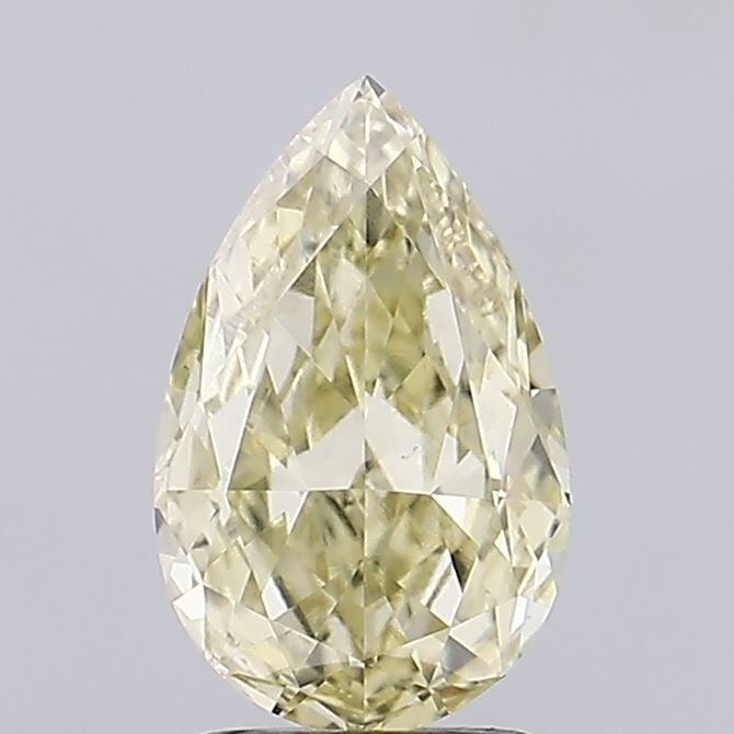 Loose Diamond - PEAR 1.83ct Fancy Intense Yellow VS1: Loose Diamond - PEAR 1.83ct Fancy Intense Yellow VS1 Source: This is a real non-mined Diamond that has been grown in a lab Shape: PEAR Carats: 1.83 Color: Fancy Intense Yellow Certification: IGI Video