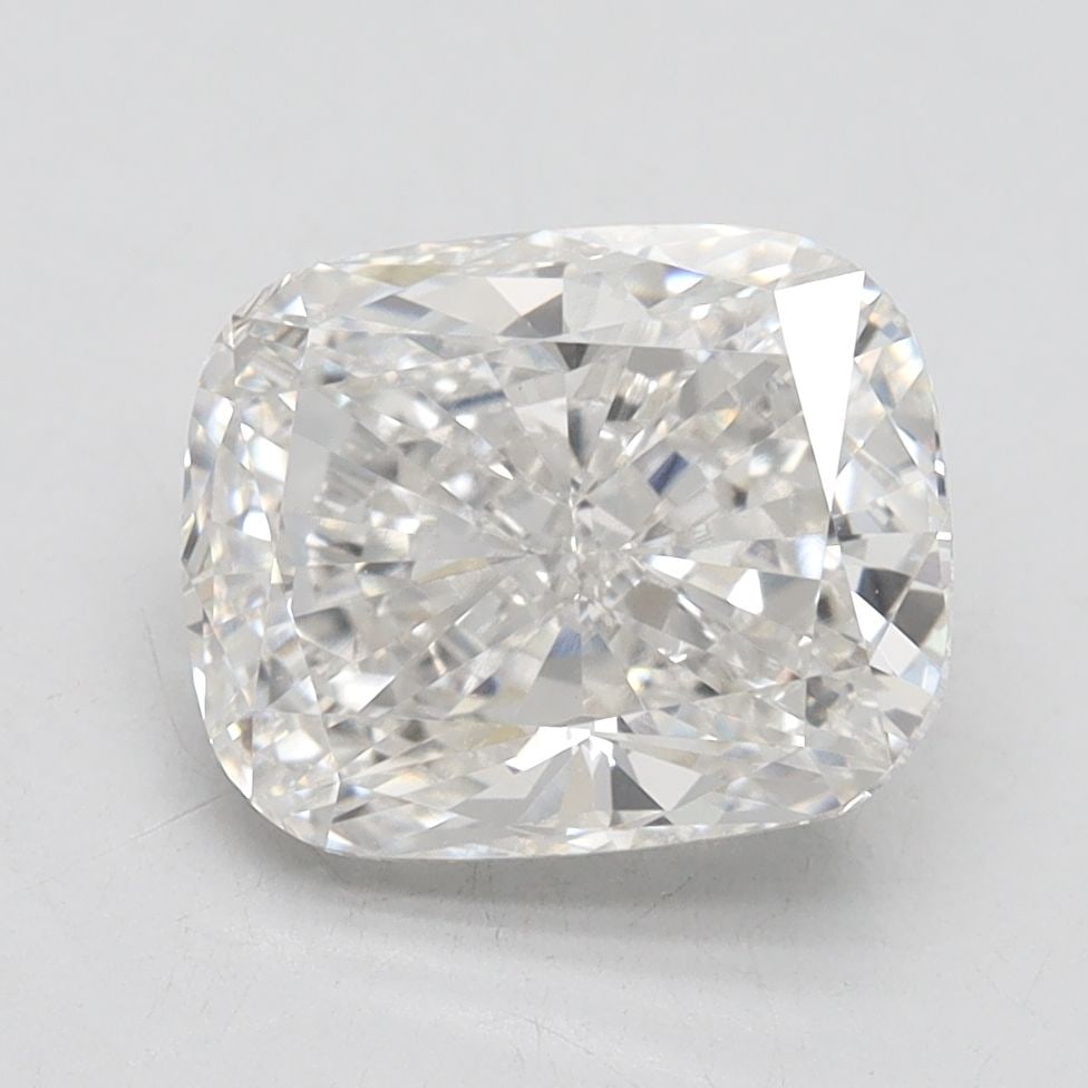 Loose Diamond - CUSHION BRILLIANT 3.01ct G VS2: Loose Diamond - CUSHION BRILLIANT 3.01ct G VS2 Source: This is a real non-mined Diamond that has been grown in a lab Shape: CUSHION BRILLIANT Carats: 3.01 Color: G Clarity: VS2 Certification: IGI Vide