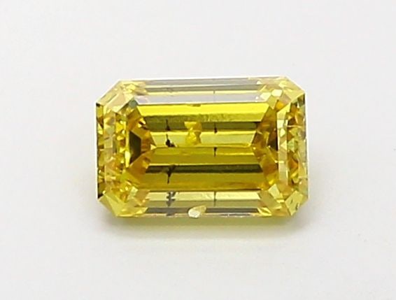 Loose Diamond - RADIANT 0.51ct Fancy Yellow SI1: Loose Diamond - RADIANT 0.51ct Fancy Yellow SI1 Source: This is a real non-mined Diamond that has been grown in a lab Shape: RADIANT Carats: 0.51 Color: Fancy Yellow Certification: NONE Video: