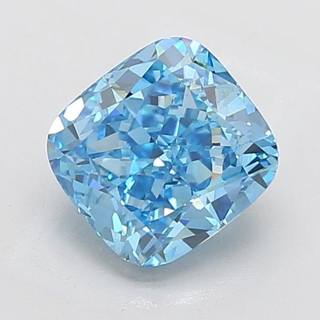 Loose Diamond - CUSHION MODIFIED 4.21ct Fancy Vivid Blue VS1: Loose Diamond - CUSHION MODIFIED 4.21ct Fancy Vivid Blue VS1 Source: This is a real non-mined Diamond that has been grown in a lab Shape: CUSHION MODIFIED Carats: 4.21 Color: Fancy Vivid Blue Certific