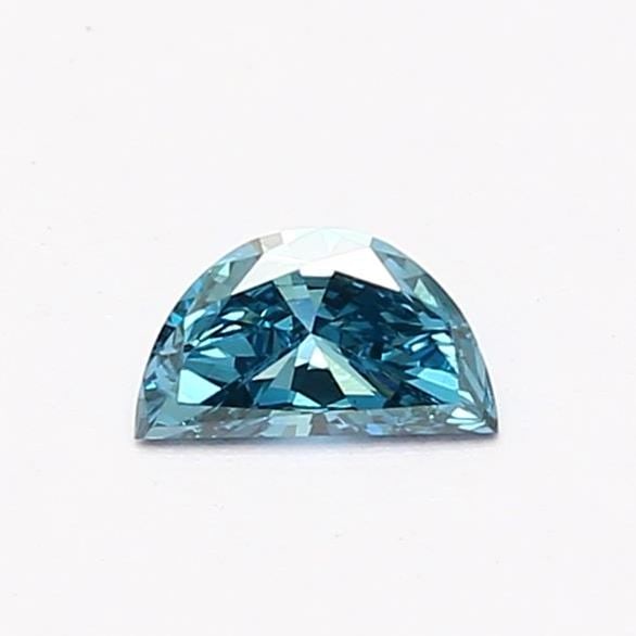 Loose Diamond - HALF MOON 0.23ct Fancy Dark Blue VS1: Loose Diamond - HALF MOON 0.23ct Fancy Dark Blue VS1 Source: This is a real non-mined Diamond that has been grown in a lab Shape: HALF MOON Carats: 0.23 Color: Fancy Dark Blue Certification: NONE Vide