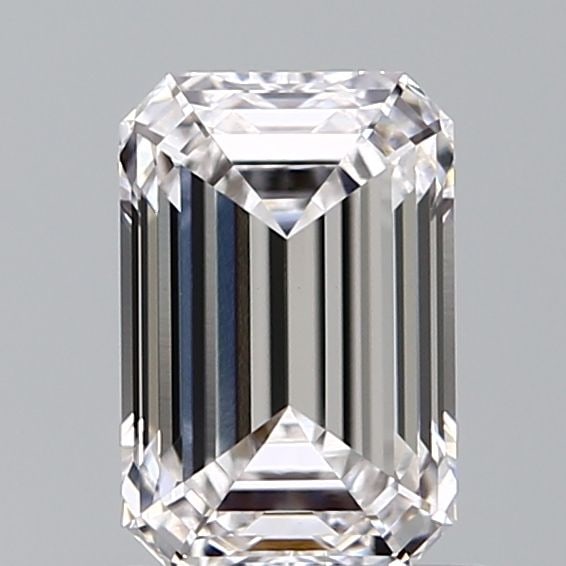 Loose Diamond - EMERALD 1.07ct E VVS2: Loose Diamond - EMERALD 1.07ct E VVS2 Source: This is a real non-mined Diamond that has been grown in a lab Shape: EMERALD Carats: 1.07 Color: E Clarity: VVS2 Certification: IGI Video: