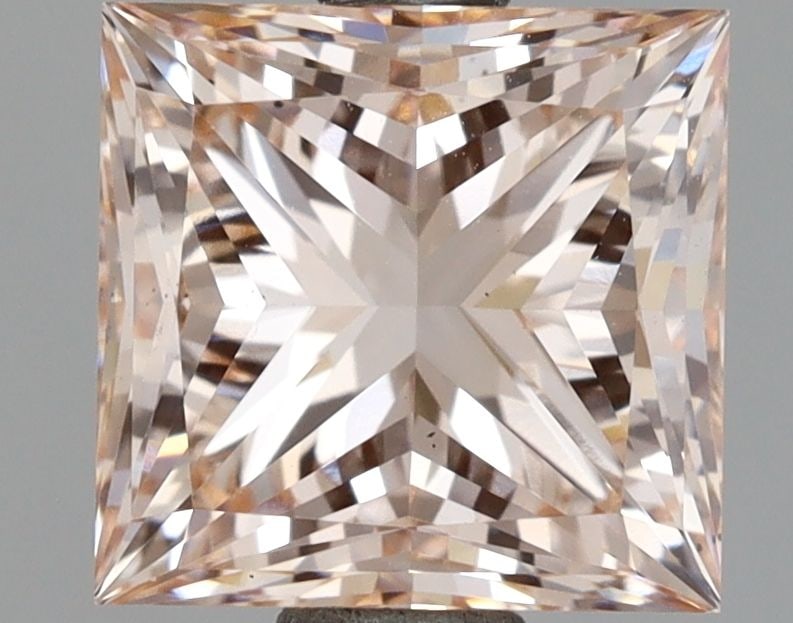 Loose Diamond - PRINCESS 2.03ct Fancy Pink VS2: Loose Diamond - PRINCESS 2.03ct Fancy Pink VS2 Source: This is a real non-mined Diamond that has been grown in a lab Shape: PRINCESS Carats: 2.03 Color: Fancy Pink Certification: IGI Video: