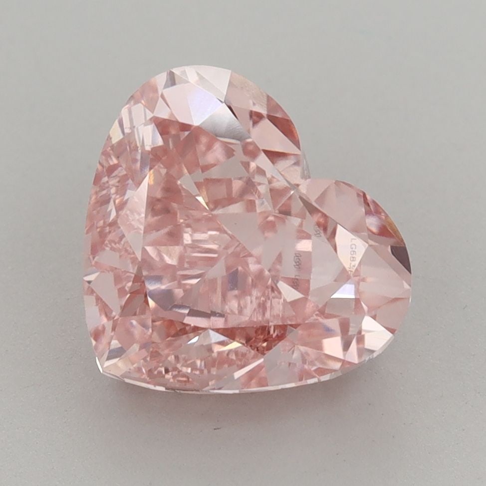 Loose Diamond - HEART 4.02ct Fancy Vivid Pink VVS2: Loose Diamond - HEART 4.02ct Fancy Vivid Pink VVS2 Source: This is a real non-mined Diamond that has been grown in a lab Shape: HEART Carats: 4.02 Color: Fancy Vivid Pink Certification: IGI Video: