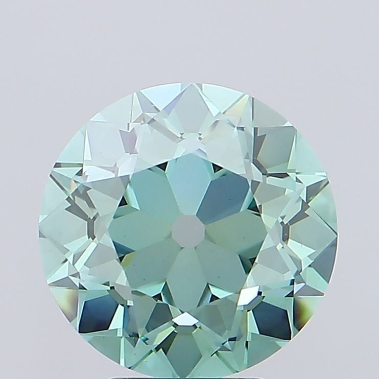 Loose Diamond - EUROPEAN CUT 5.05ct Fancy Vivid Green VS1: Loose Diamond - EUROPEAN CUT 5.05ct Fancy Vivid Green VS1 Source: This is a real non-mined Diamond that has been grown in a lab Shape: EUROPEAN CUT Carats: 5.05 Color: Fancy Vivid Green Certification: