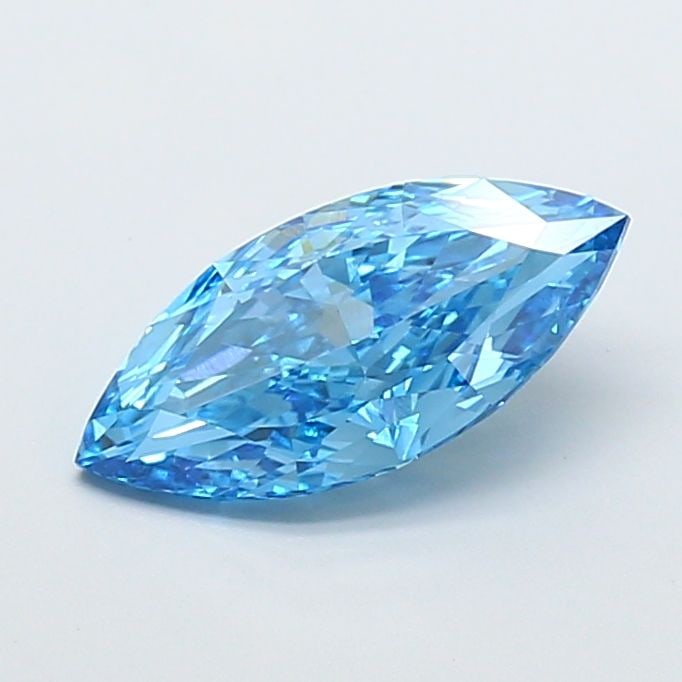 Loose Diamond - MARQUISE 2.7ct Fancy Vivid Blue VS1: Loose Diamond - MARQUISE 2.7ct Fancy Vivid Blue VS1 Source: This is a real non-mined Diamond that has been grown in a lab Shape: MARQUISE Carats: 2.7 Color: Fancy Vivid Blue Certification: IGI Video:
