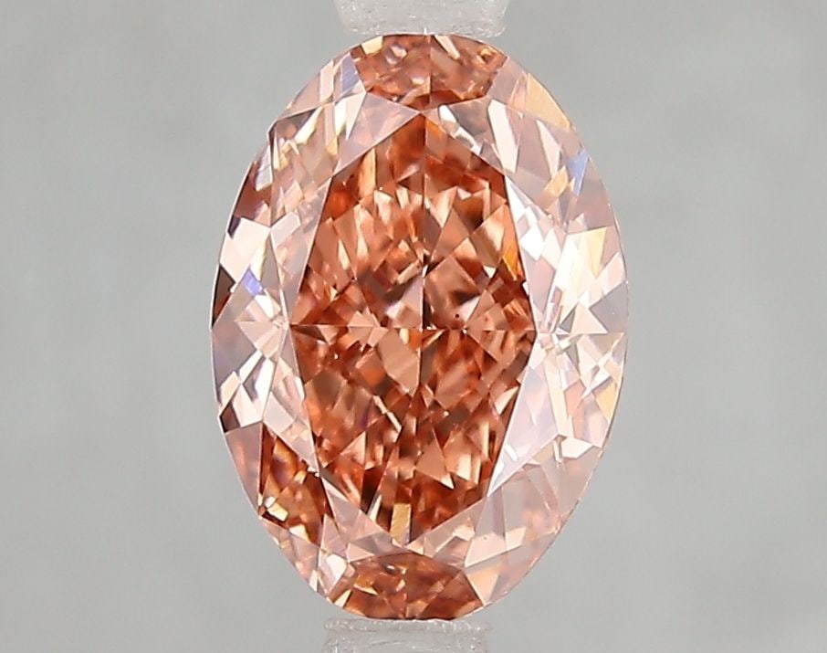 Loose Diamond - OVAL 2.07ct Fancy Vivid Brown Orange VS1: Loose Diamond - OVAL 2.07ct Fancy Vivid Brown Orange VS1 Source: This is a real non-mined Diamond that has been grown in a lab Shape: OVAL Carats: 2.07 Color: Fancy Vivid Brown Orange Certification: I