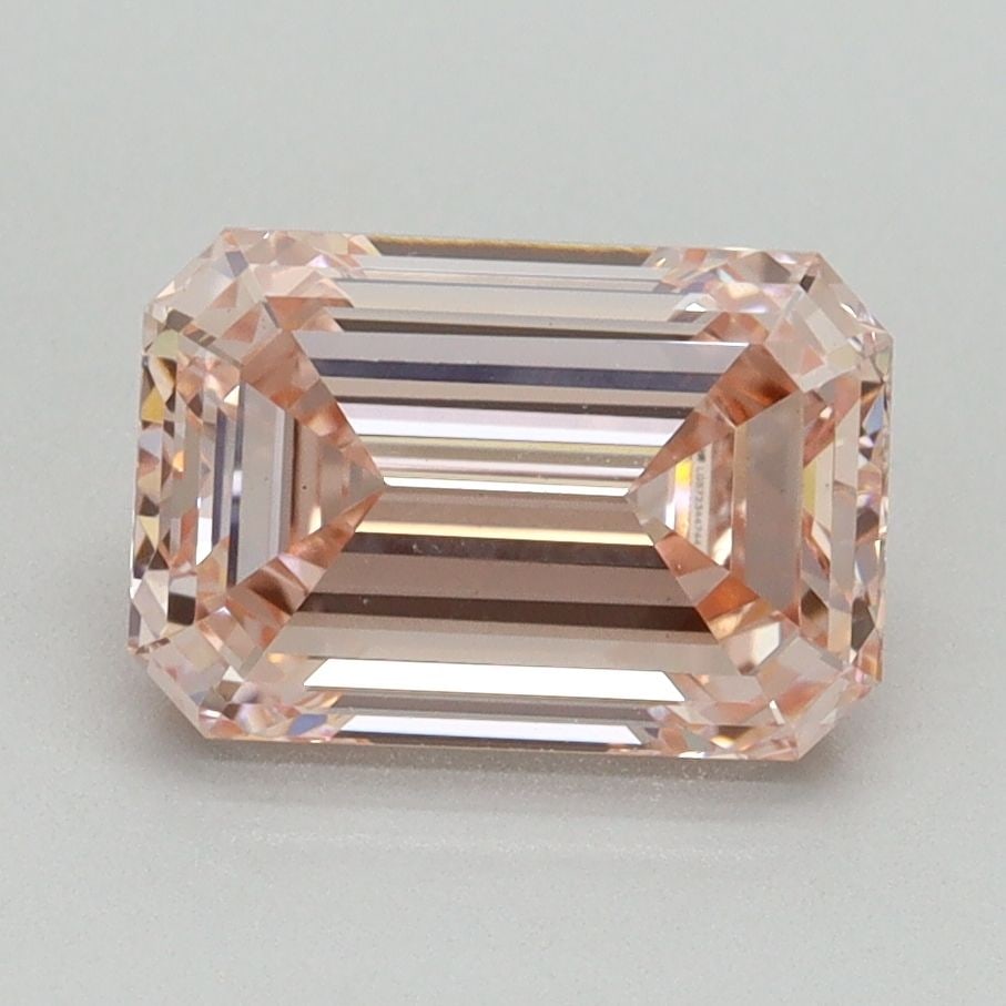 Loose Diamond - EMERALD 2.18ct Fancy Intense Pink VS1: Loose Diamond - EMERALD 2.18ct Fancy Intense Pink VS1 Source: This is a real non-mined Diamond that has been grown in a lab Shape: EMERALD Carats: 2.18 Color: Fancy Intense Pink Certification: IGI Vid