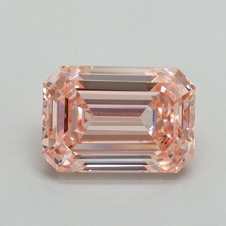Loose Diamond - EMERALD 1.03ct Fancy Vivid Pink VS2: Loose Diamond - EMERALD 1.03ct Fancy Vivid Pink VS2 Source: This is a real non-mined Diamond that has been grown in a lab Shape: EMERALD Carats: 1.03 Color: Fancy Vivid Pink Certification: IGI Video: