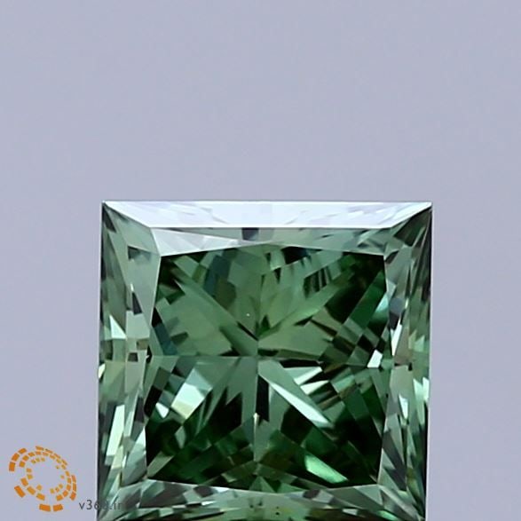 Loose Diamond - PRINCESS 1.36ct Fancy Vivid Green VS1: Loose Diamond - PRINCESS 1.36ct Fancy Vivid Green VS1 Source: This is a real non-mined Diamond that has been grown in a lab Shape: PRINCESS Carats: 1.36 Color: Fancy Vivid Green Certification: IGI Vid