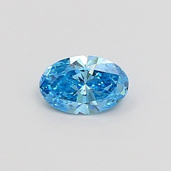 Loose Diamond - OVAL 0.29ct Fancy Vivid Blue VVS2: Loose Diamond - OVAL 0.29ct Fancy Vivid Blue VVS2 Source: This is a real non-mined Diamond that has been grown in a lab Shape: OVAL Carats: 0.29 Color: Fancy Vivid Blue Certification: IGI Video: