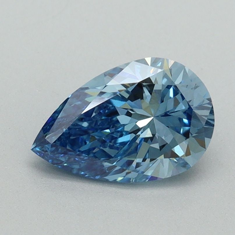 Loose Diamond - PEAR 1.0ct Fancy Vivid Blue VS1: Loose Diamond - PEAR 1.0ct Fancy Vivid Blue VS1 Source: This is a real non-mined Diamond that has been grown in a lab Shape: PEAR Carats: 1.0 Color: Fancy Vivid Blue Certification: IGI Video: