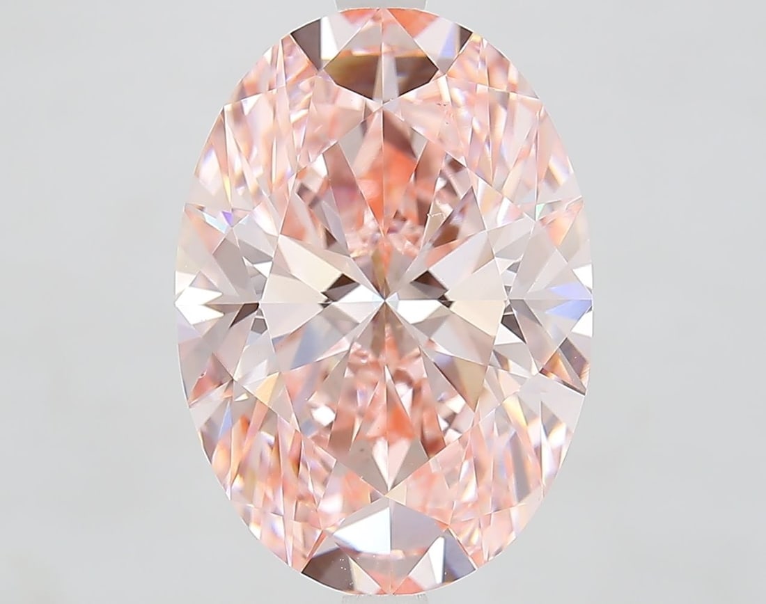 Loose Diamond - OVAL 6.27ct Fancy Vivid Pink VS1: Loose Diamond - OVAL 6.27ct Fancy Vivid Pink VS1 Source: This is a real non-mined Diamond that has been grown in a lab Shape: OVAL Carats: 6.27 Color: Fancy Vivid Pink Certification: IGI Video: