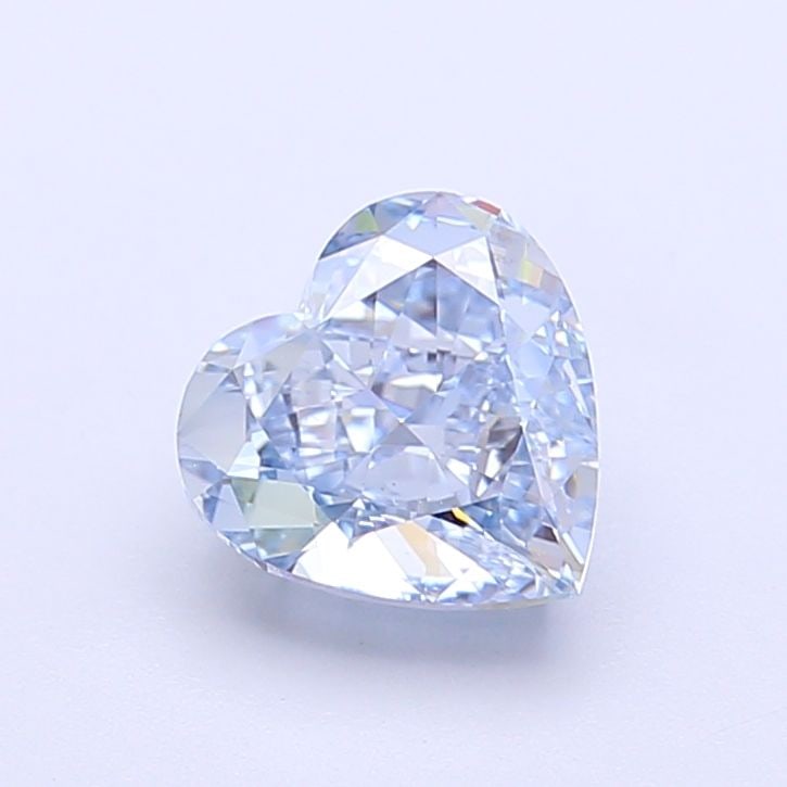 Loose Diamond - HEART 1.52ct Fancy Vivid Blue VS1: Loose Diamond - HEART 1.52ct Fancy Vivid Blue VS1 Source: This is a real non-mined Diamond that has been grown in a lab Shape: HEART Carats: 1.52 Color: Fancy Vivid Blue Certification: IGI Video:
