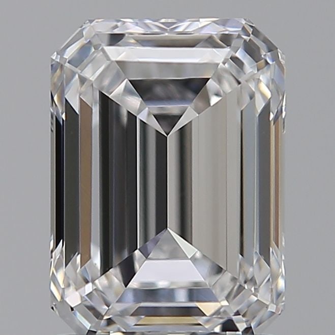 Loose Diamond - EMERALD 1.56ct D VVS1: Loose Diamond - EMERALD 1.56ct D VVS1 Source: This is a real non-mined Diamond that has been grown in a lab Shape: EMERALD Carats: 1.56 Color: D Clarity: VVS1 Certification: IGI Video: