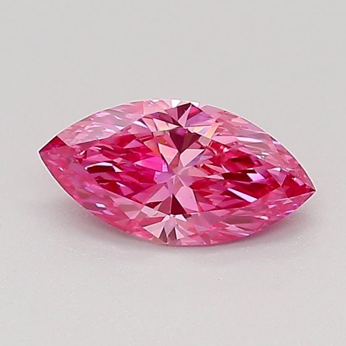 Loose Diamond - MARQUISE 0.52ct Fancy Vivid Purplish Pink VS2: Loose Diamond - MARQUISE 0.52ct Fancy Vivid Purplish Pink VS2 Source: This is a real non-mined Diamond that has been grown in a lab Shape: MARQUISE Carats: 0.52 Color: Fancy Vivid Purplish Pink Certif