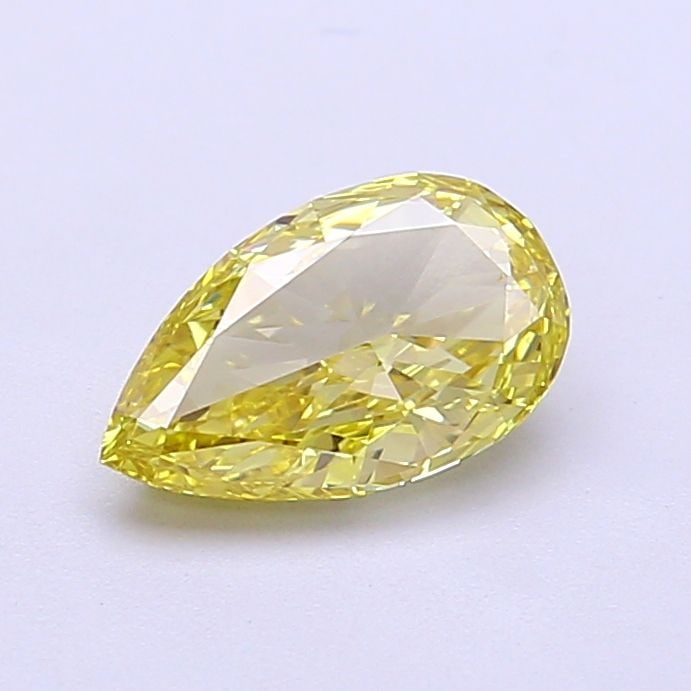 Loose Diamond - PEAR 0.93ct Fancy Intense Yellow VS1: Loose Diamond - PEAR 0.93ct Fancy Intense Yellow VS1 Source: This is a real non-mined Diamond that has been grown in a lab Shape: PEAR Carats: 0.93 Color: Fancy Intense Yellow Certification: IGI Video