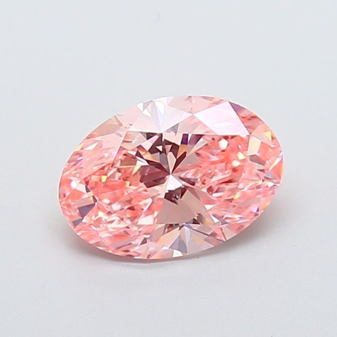 Loose Diamond - OVAL 1.55ct Fancy Vivid Pink VVS2: Loose Diamond - OVAL 1.55ct Fancy Vivid Pink VVS2 Source: This is a real non-mined Diamond that has been grown in a lab Shape: OVAL Carats: 1.55 Color: Fancy Vivid Pink Certification: IGI Video: