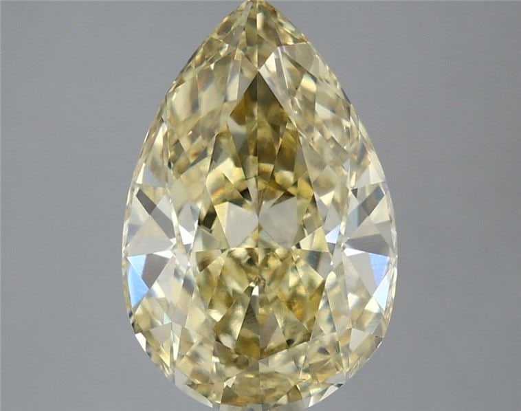 Loose Diamond - PEAR 4.07ct Fancy Intense Yellow VS1 (1 of 1)