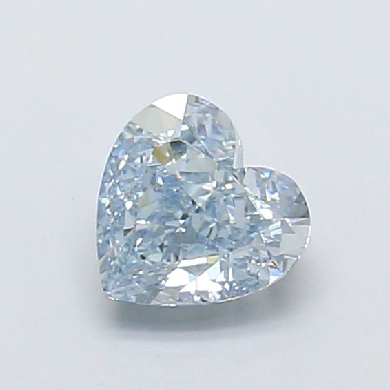 Loose Diamond - HEART 1.01ct Fancy Intense Blue VVS2: Loose Diamond - HEART 1.01ct Fancy Intense Blue VVS2 Source: This is a real non-mined Diamond that has been grown in a lab Shape: HEART Carats: 1.01 Color: Fancy Intense Blue Certification: IGI Video: