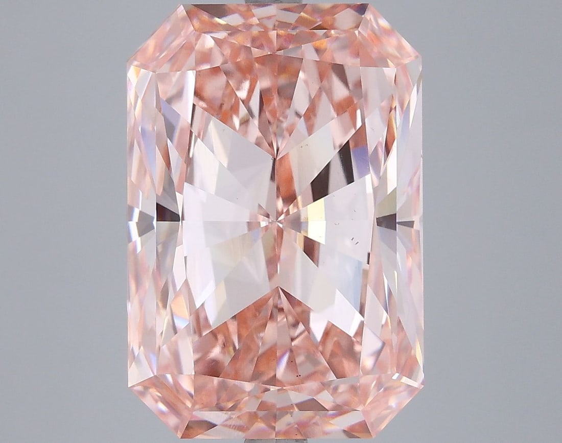 Loose Diamond - RADIANT 8.03ct Fancy Vivid Pink VS2: Loose Diamond - RADIANT 8.03ct Fancy Vivid Pink VS2 Source: This is a real non-mined Diamond that has been grown in a lab Shape: RADIANT Carats: 8.03 Color: Fancy Vivid Pink Certification: IGI Video: