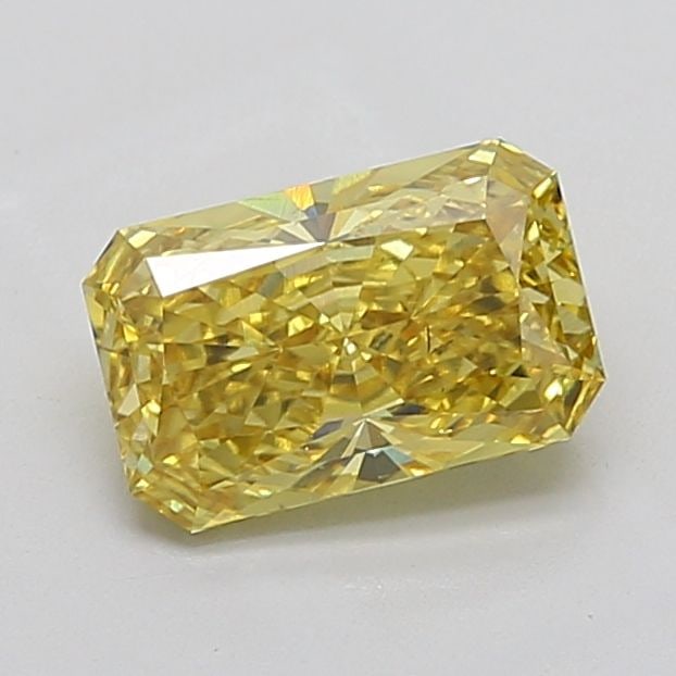 Loose Diamond - RADIANT 2.5ct Fancy Vivid Yellow VS2: Loose Diamond - RADIANT 2.5ct Fancy Vivid Yellow VS2 Source: This is a real non-mined Diamond that has been grown in a lab Shape: RADIANT Carats: 2.5 Color: Fancy Vivid Yellow Certification: IGI Video
