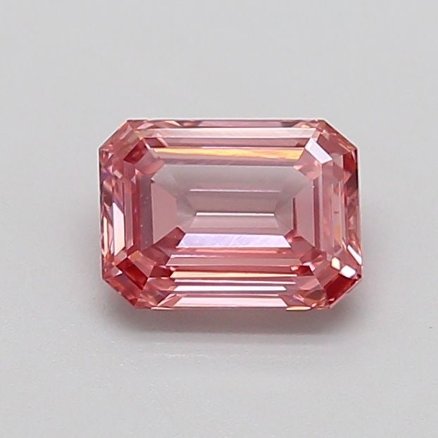 Loose Diamond - EMERALD 1.04ct Fancy Intense Brownish Pink VS2: Loose Diamond - EMERALD 1.04ct Fancy Intense Brownish Pink VS2 Source: This is a real non-mined Diamond that has been grown in a lab Shape: EMERALD Carats: 1.04 Color: Fancy Intense Brownish Pink Cert