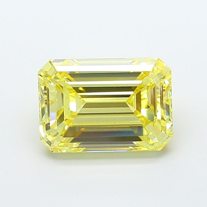 Loose Diamond - EMERALD 4.55ct Fancy Intense Yellow VS1: Loose Diamond - EMERALD 4.55ct Fancy Intense Yellow VS1 Source: This is a real non-mined Diamond that has been grown in a lab Shape: EMERALD Carats: 4.55 Color: Fancy Intense Yellow Certification: IGI
