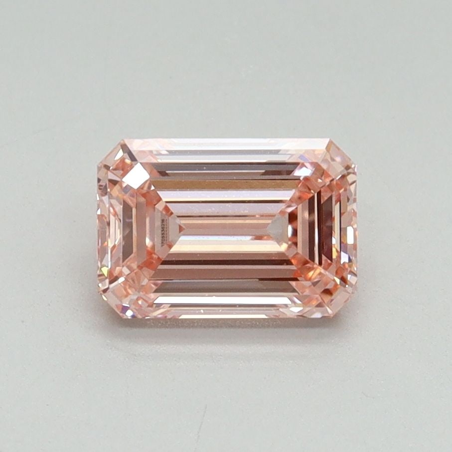 Loose Diamond - EMERALD 1.08ct Fancy Vivid Pink VVS2: Loose Diamond - EMERALD 1.08ct Fancy Vivid Pink VVS2 Source: This is a real non-mined Diamond that has been grown in a lab Shape: EMERALD Carats: 1.08 Color: Fancy Vivid Pink Certification: IGI Video: