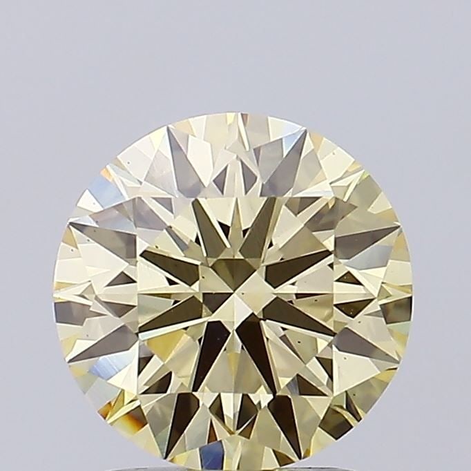 Loose Diamond - ROUND 2.0ct Fancy Yellow VS1: Loose Diamond - ROUND 2.0ct Fancy Yellow VS1 Source: This is a real non-mined Diamond that has been grown in a lab Shape: ROUND Carats: 2.0 Color: Fancy Yellow Certification: IGI Video: