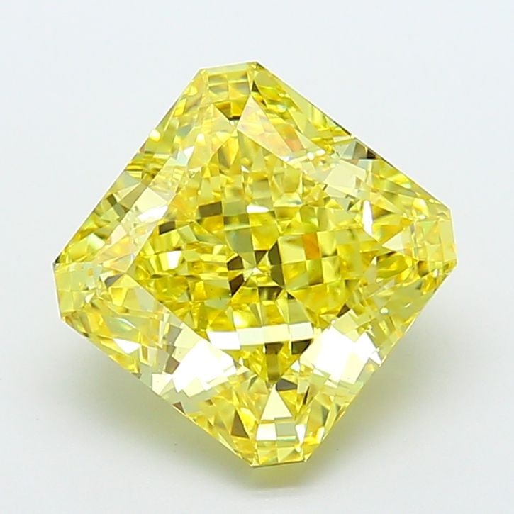 Loose Diamond - SQUARE RADIANT 7.3ct Fancy Vivid Yellow VS2: Loose Diamond - SQUARE RADIANT 7.3ct Fancy Vivid Yellow VS2 Source: This is a real non-mined Diamond that has been grown in a lab Shape: SQUARE RADIANT Carats: 7.3 Color: Fancy Vivid Yellow Certificat