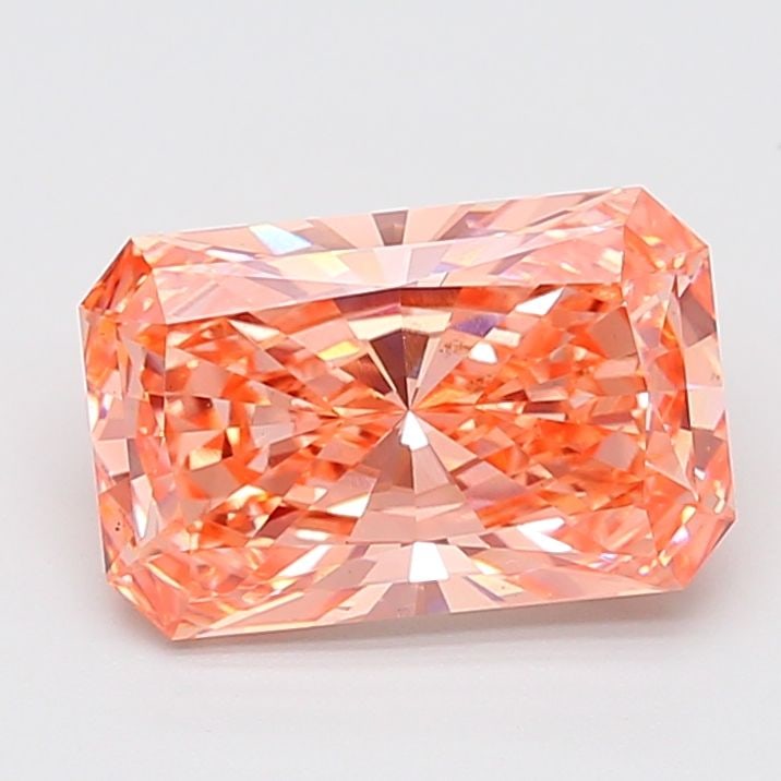 Loose Diamond - RADIANT 5.53ct Fancy Vivid Pink VS1: Loose Diamond - RADIANT 5.53ct Fancy Vivid Pink VS1 Source: This is a real non-mined Diamond that has been grown in a lab Shape: RADIANT Carats: 5.53 Color: Fancy Vivid Pink Certification: IGI Video: