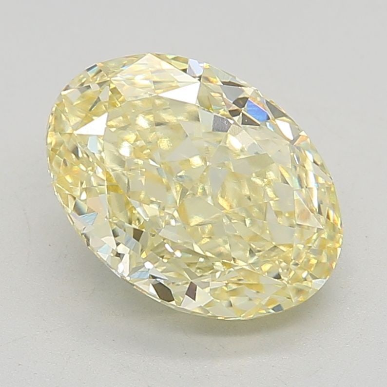 Loose Diamond - OVAL 5.2ct Fancy Intense Yellow VVS2: Loose Diamond - OVAL 5.2ct Fancy Intense Yellow VVS2 Source: This is a real non-mined Diamond that has been grown in a lab Shape: OVAL Carats: 5.2 Color: Fancy Intense Yellow Certification: IGI Video: