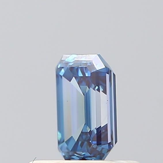 Loose Diamond - EMERALD 0.52ct Fancy Vivid Blue VS1: Loose Diamond - EMERALD 0.52ct Fancy Vivid Blue VS1 Source: This is a real non-mined Diamond that has been grown in a lab Shape: EMERALD Carats: 0.52 Color: Fancy Vivid Blue Certification: IGI Video: