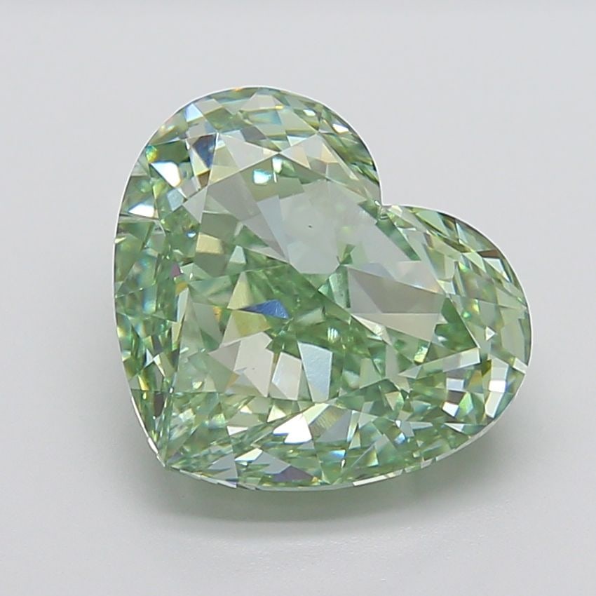 Loose Diamond - HEART 10.29ct Fancy Intense Green VVS2: Loose Diamond - HEART 10.29ct Fancy Intense Green VVS2 Source: This is a real non-mined Diamond that has been grown in a lab Shape: HEART Carats: 10.29 Color: Fancy Intense Green Certification: IGI Ad